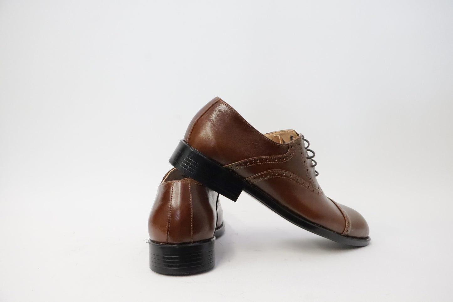 Heren veterschoen Sposato leer bruin