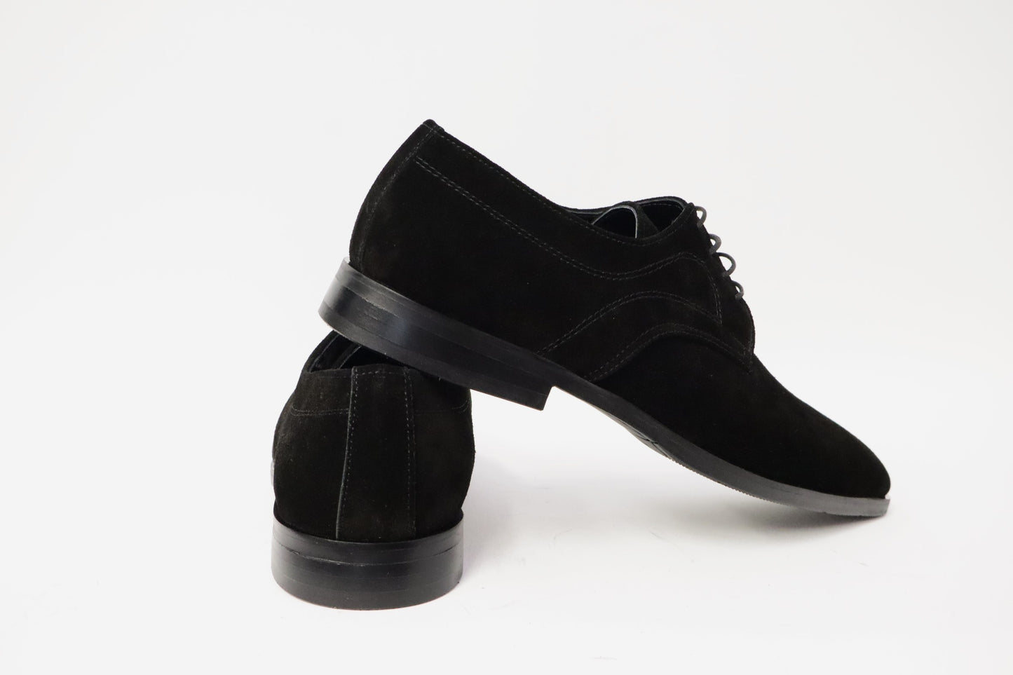 Heren veterschoen Rodrigo zwart suéde