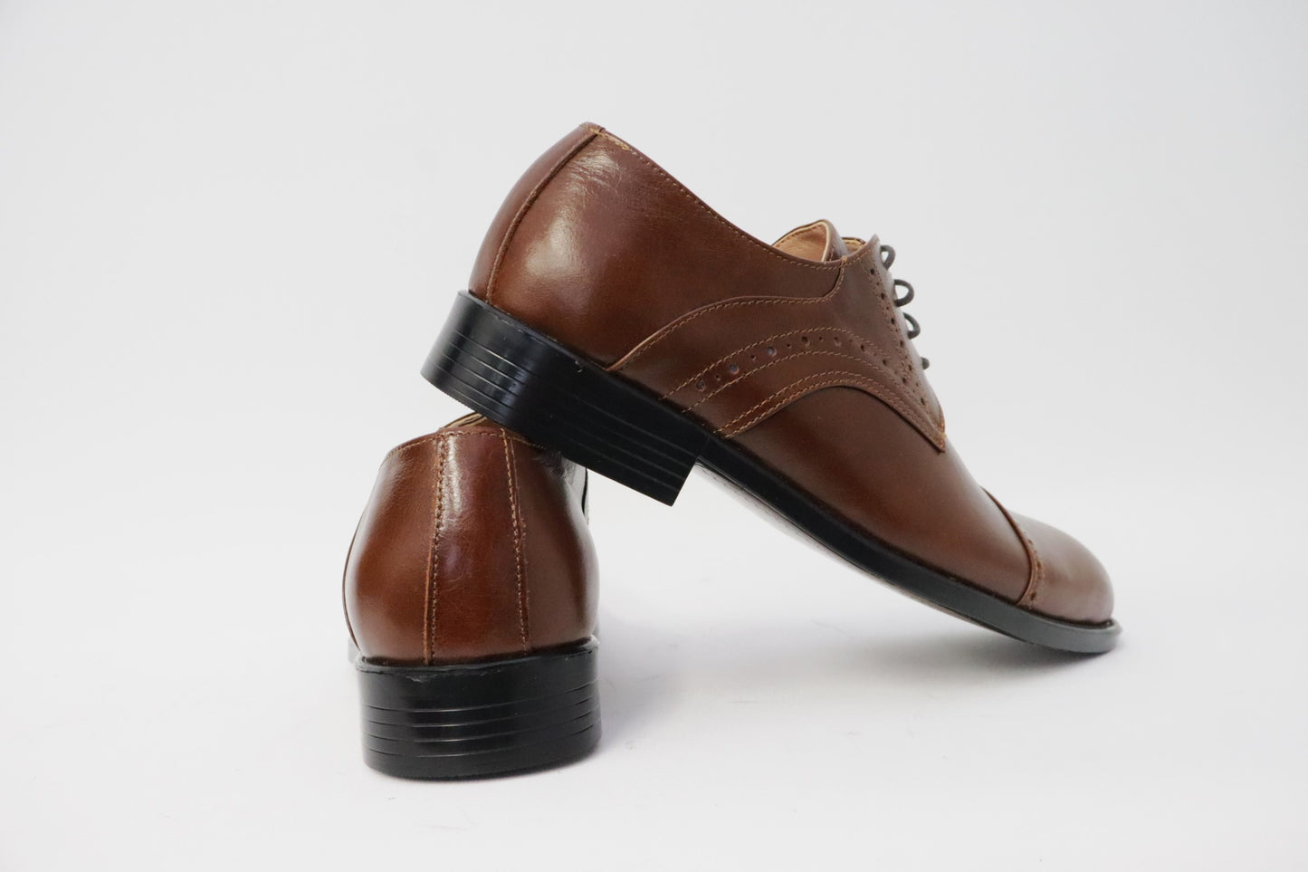 Heren veterschoen Sposare leer bruin