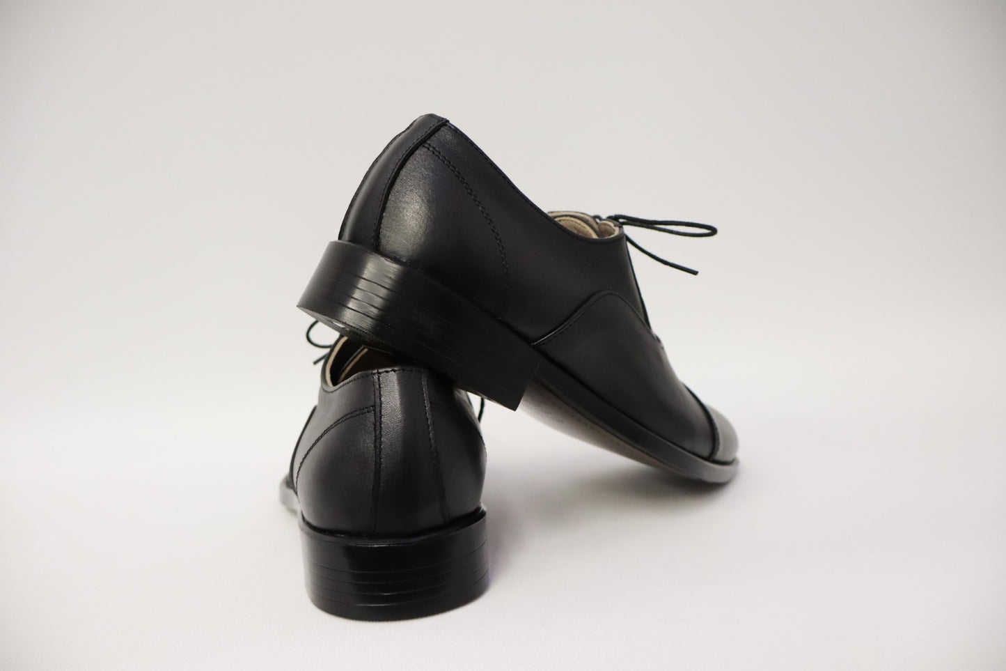 Heren veterschoen Valentino leer zwart