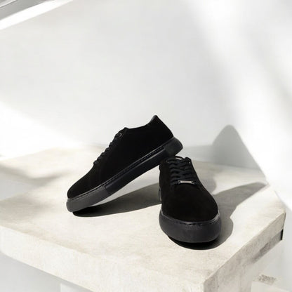 Heren Sneaker zwart Suède
