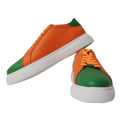 Groen-Oranje Sneaker Dames