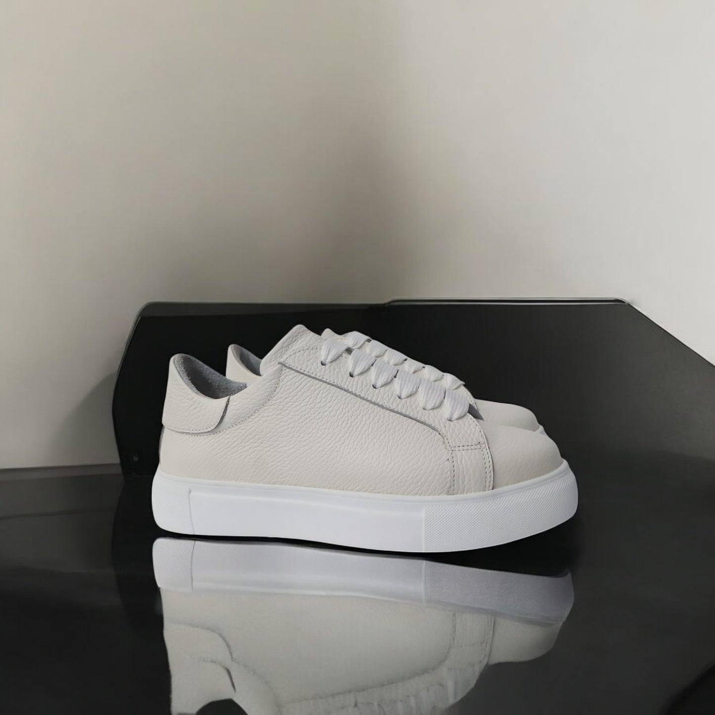 Dames Sneaker wit leer