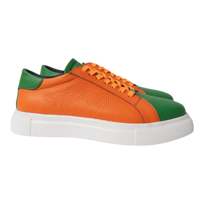 Groen-Oranje Sneaker Dames