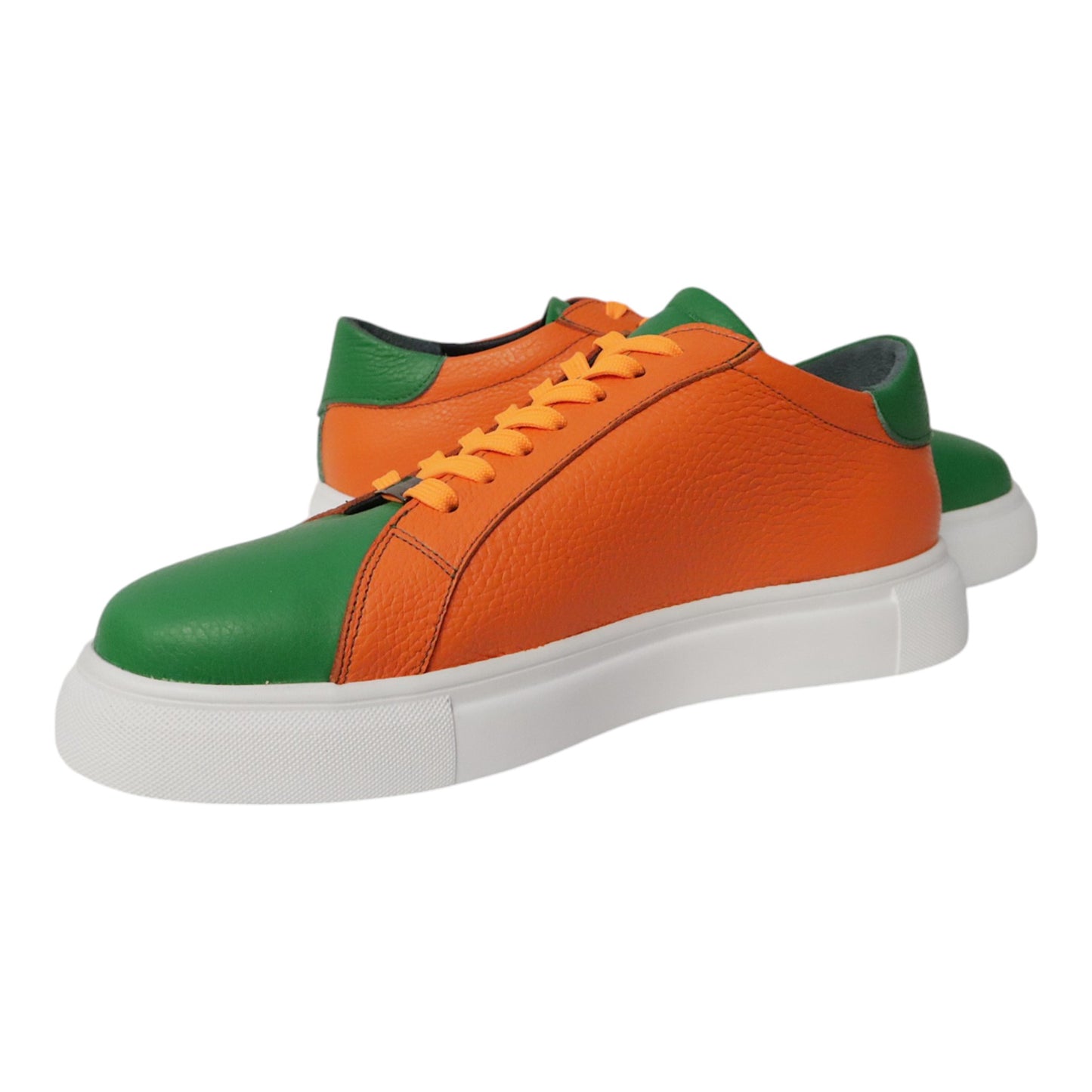 Groen-Oranje Sneaker Dames