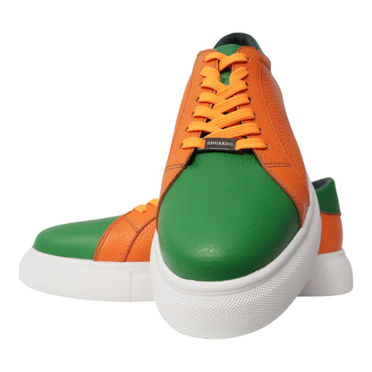 Groen-Oranje Sneaker Dames