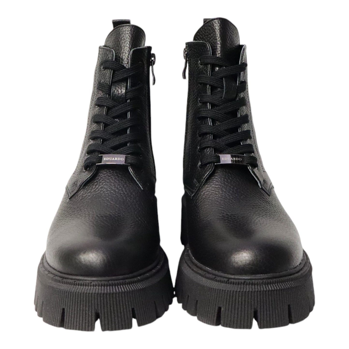 Dames Laarsje Zwart Leer