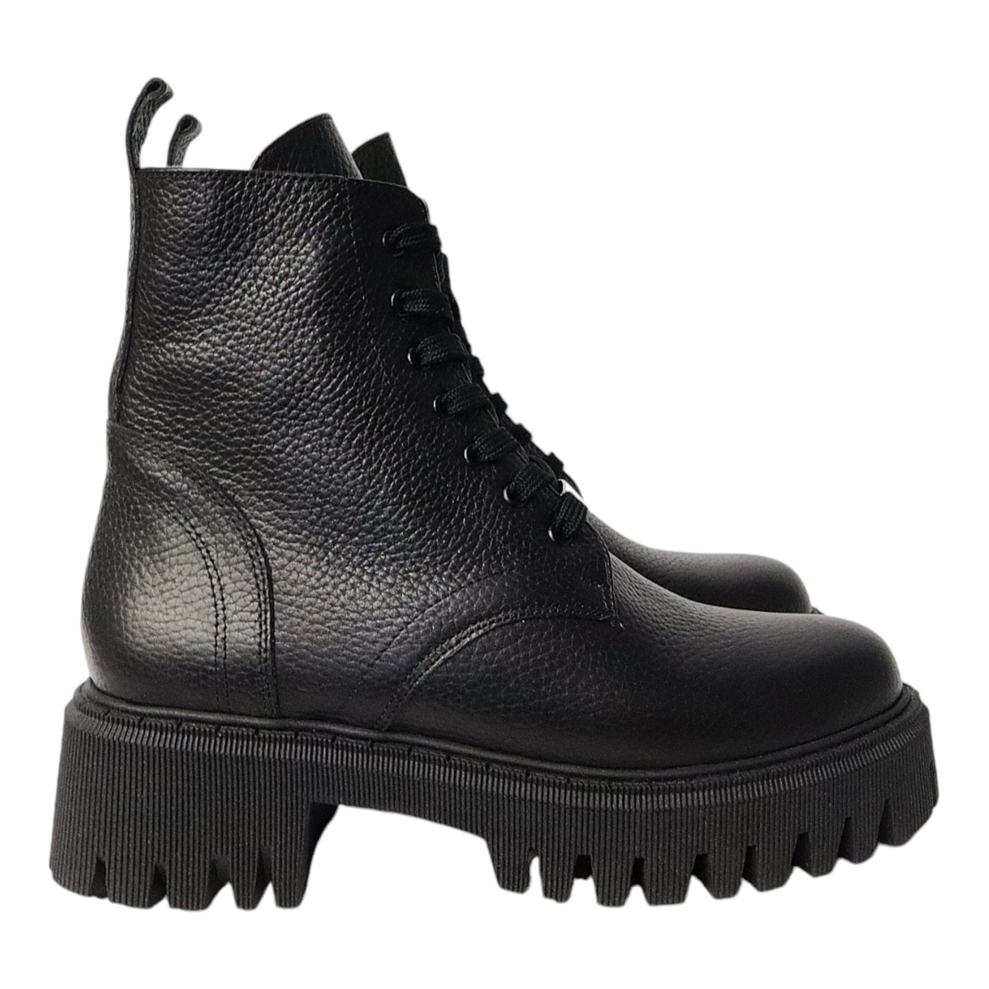 Dames Laarsje Zwart Leer