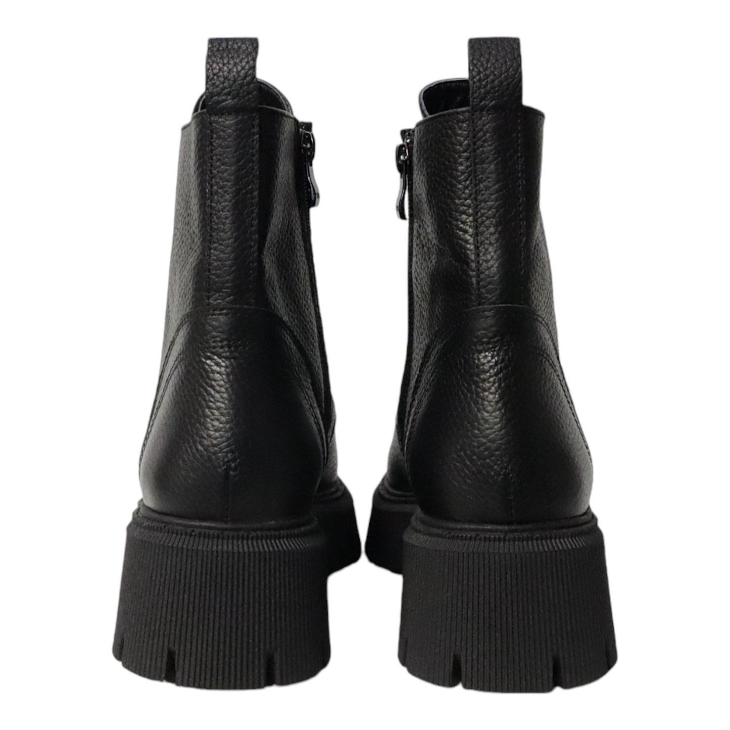 Dames Laarsje Zwart Leer