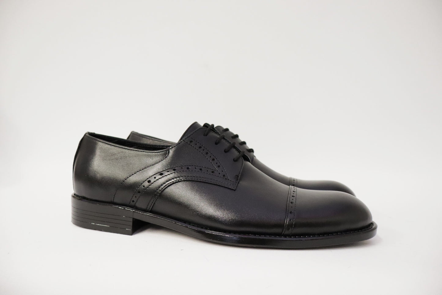 Heren veterschoen Sposare leer zwart