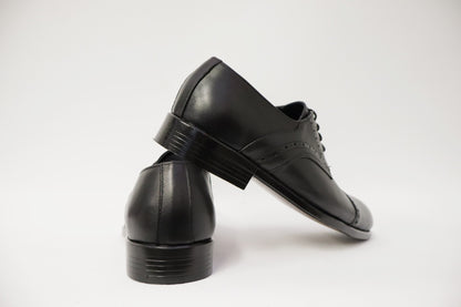 Heren veterschoen Sposare leer zwart