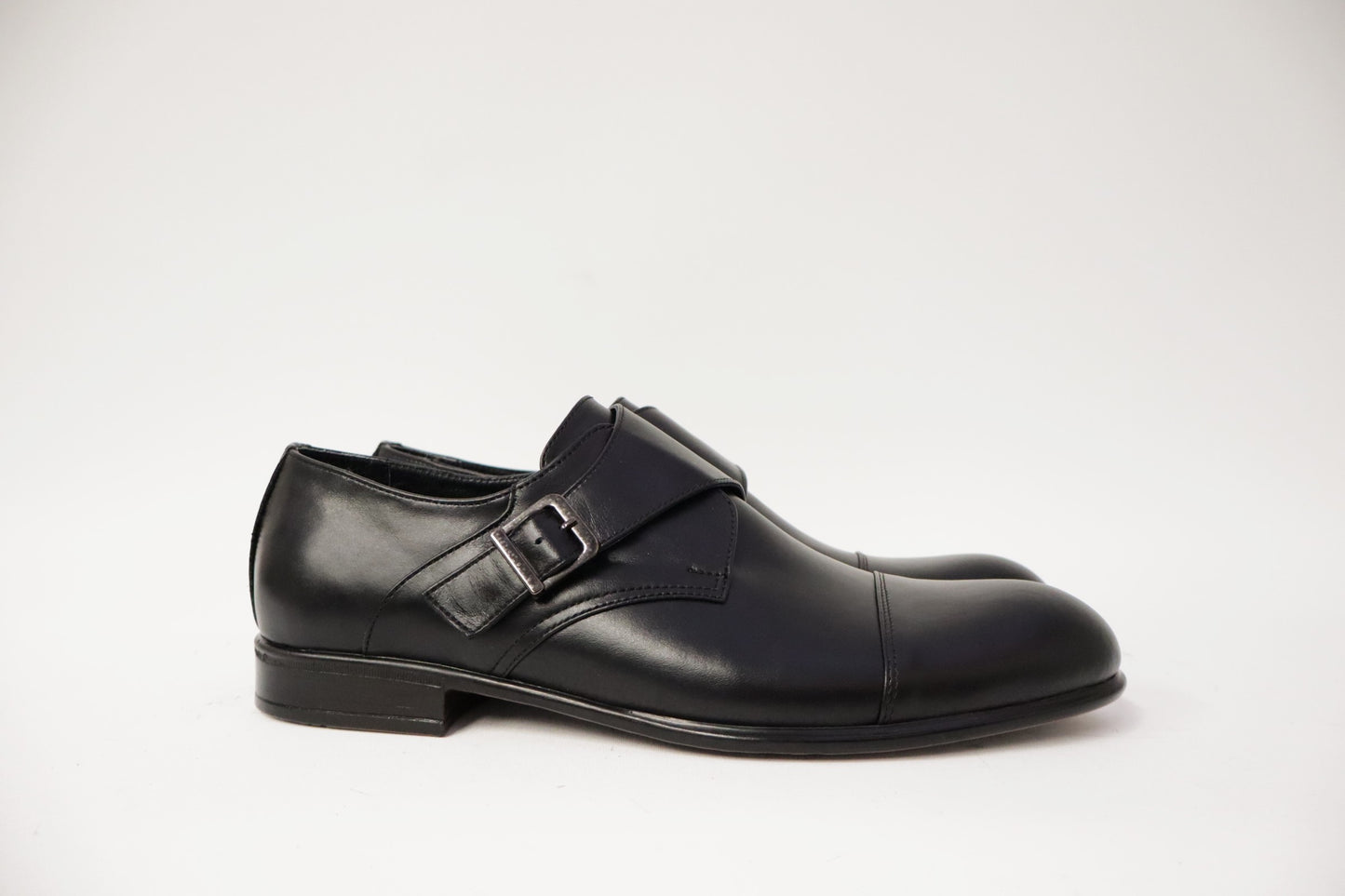 Heren Valentino met gesp leer Zwart