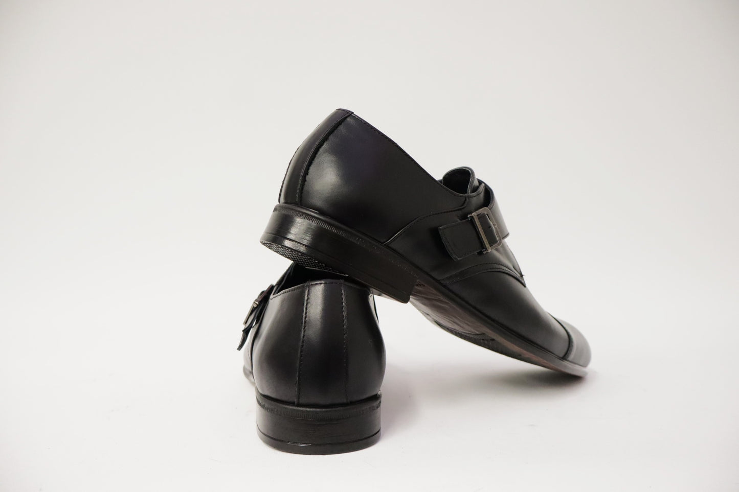 Heren Valentino met gesp leer Zwart