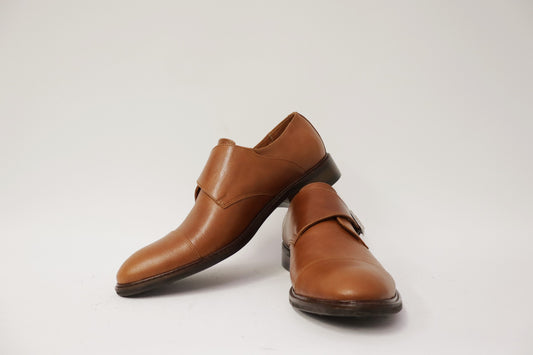 Heren veterschoen Valentino met gesp British made leer licht bruin