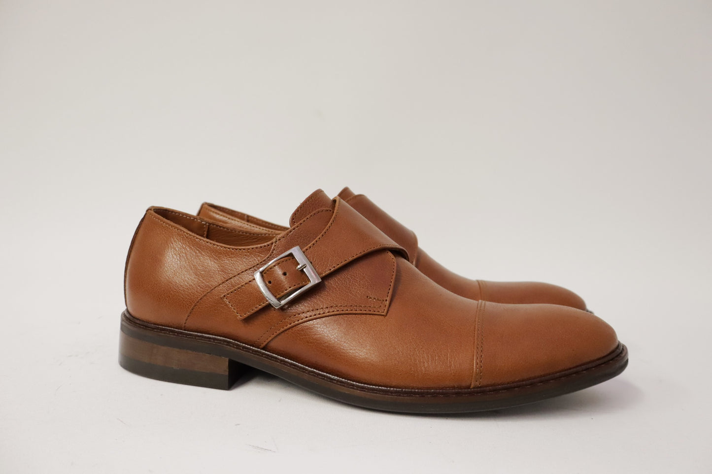 Heren veterschoen Valentino met gesp British made leer licht bruin