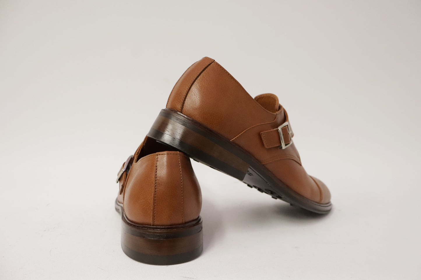 Heren veterschoen Valentino met gesp British made leer licht bruin