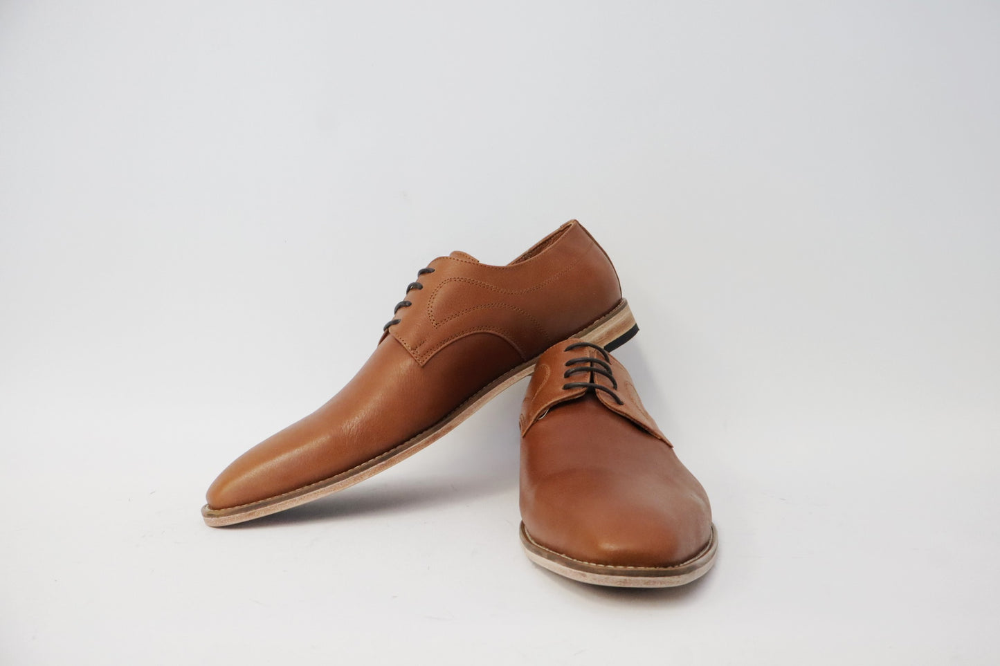 Heren veterschoen Rodrigo licht bruin leer