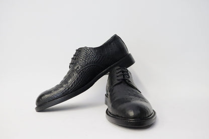 Veterschoen Heren Croco blauw