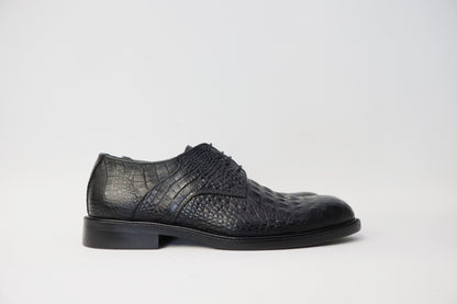 Veterschoen Heren Croco blauw