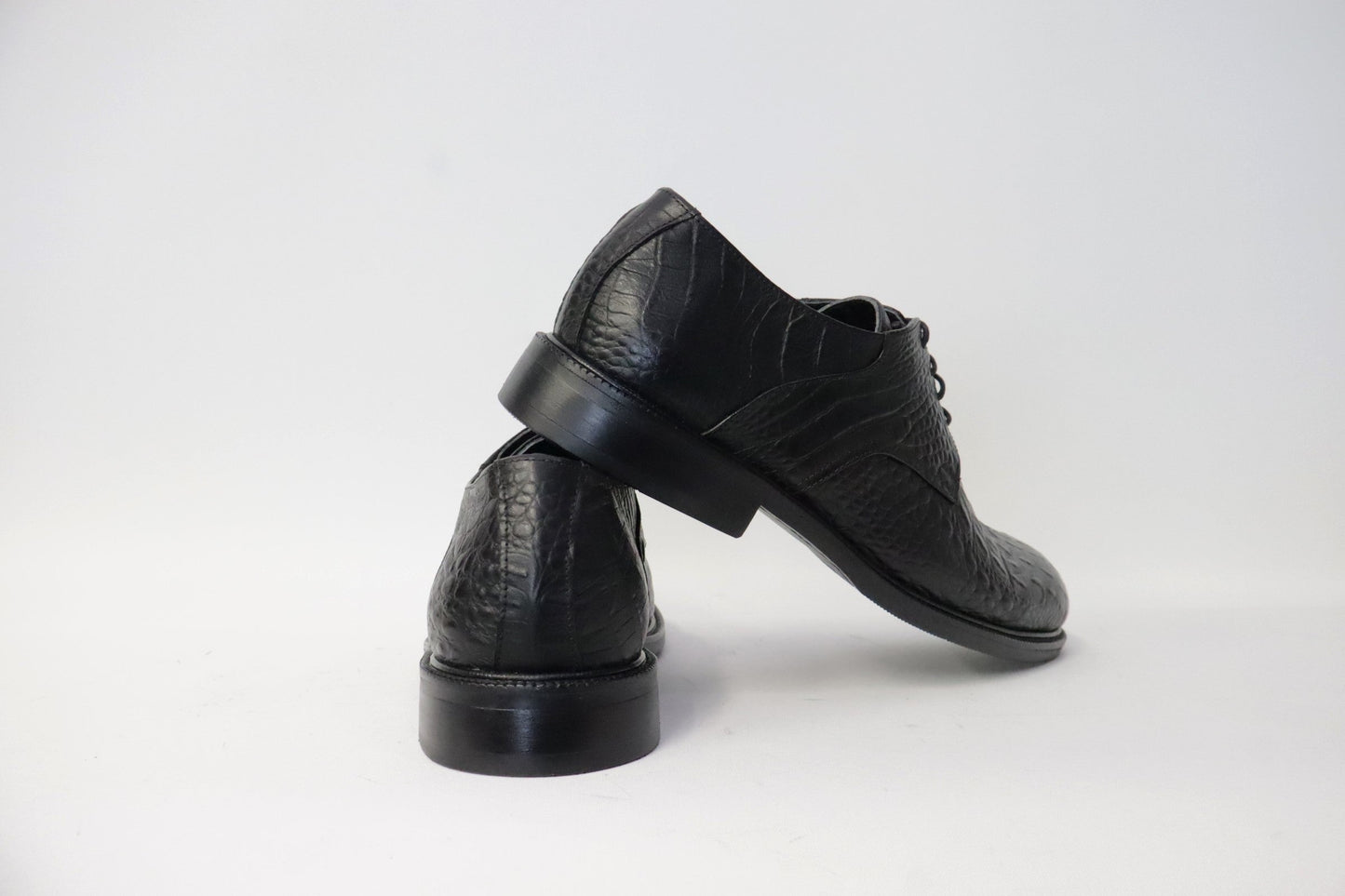 Veterschoen Heren Croco blauw