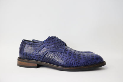 Veterschoen Heren Croco blauw