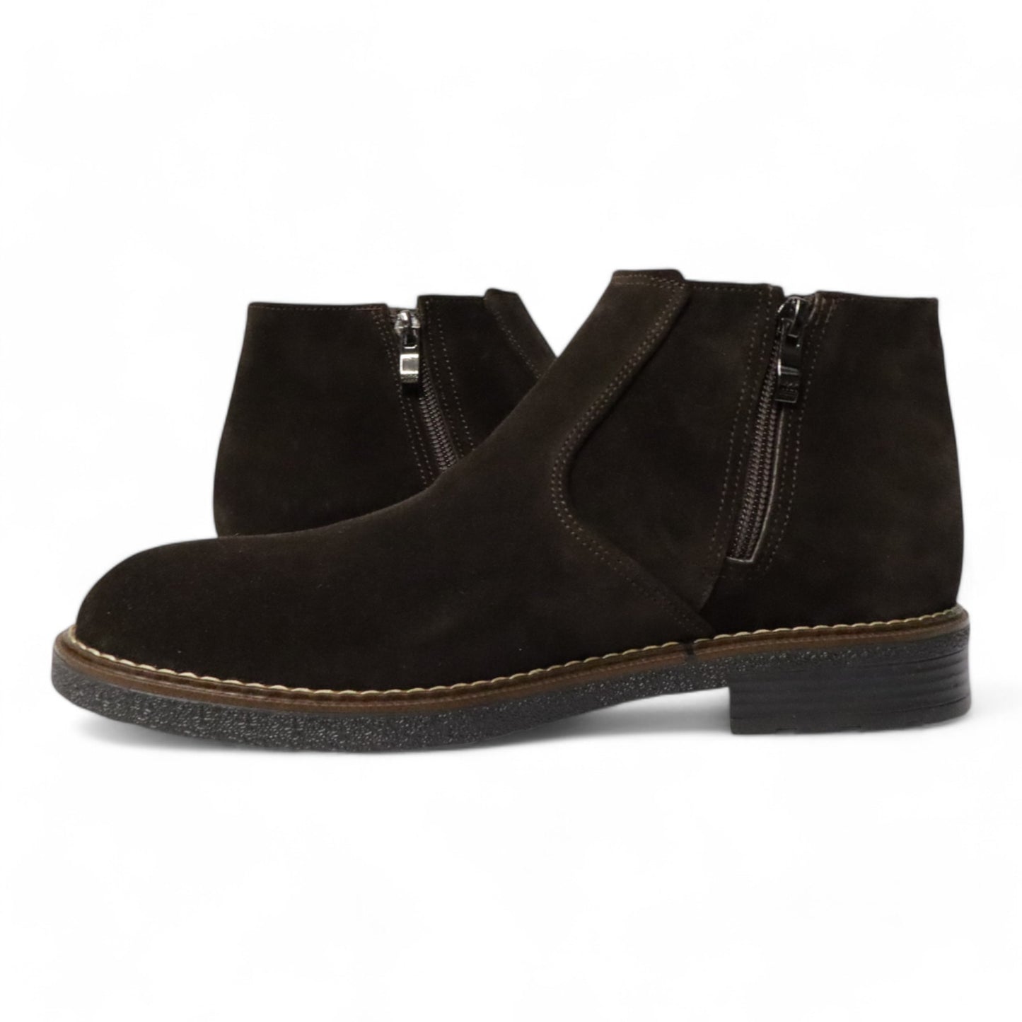 Laars Gevoerd Suede Bruin