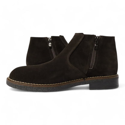 Laars Gevoerd Suede Bruin