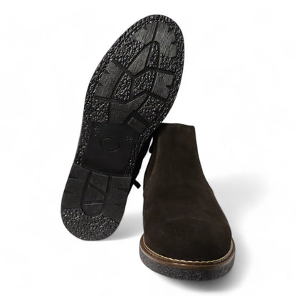 Laars Gevoerd Suede Bruin