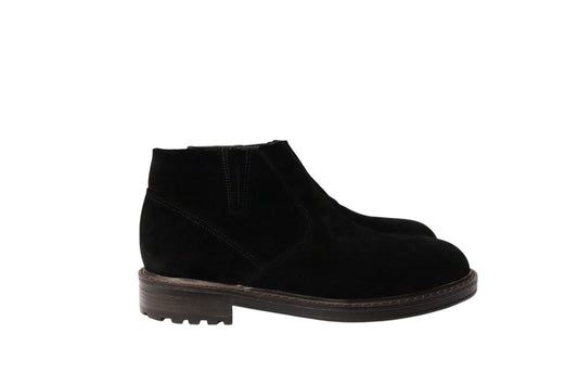 Laars Gevoerd Suede Zwart