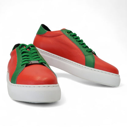 Rood-Groen Sneaker Heren