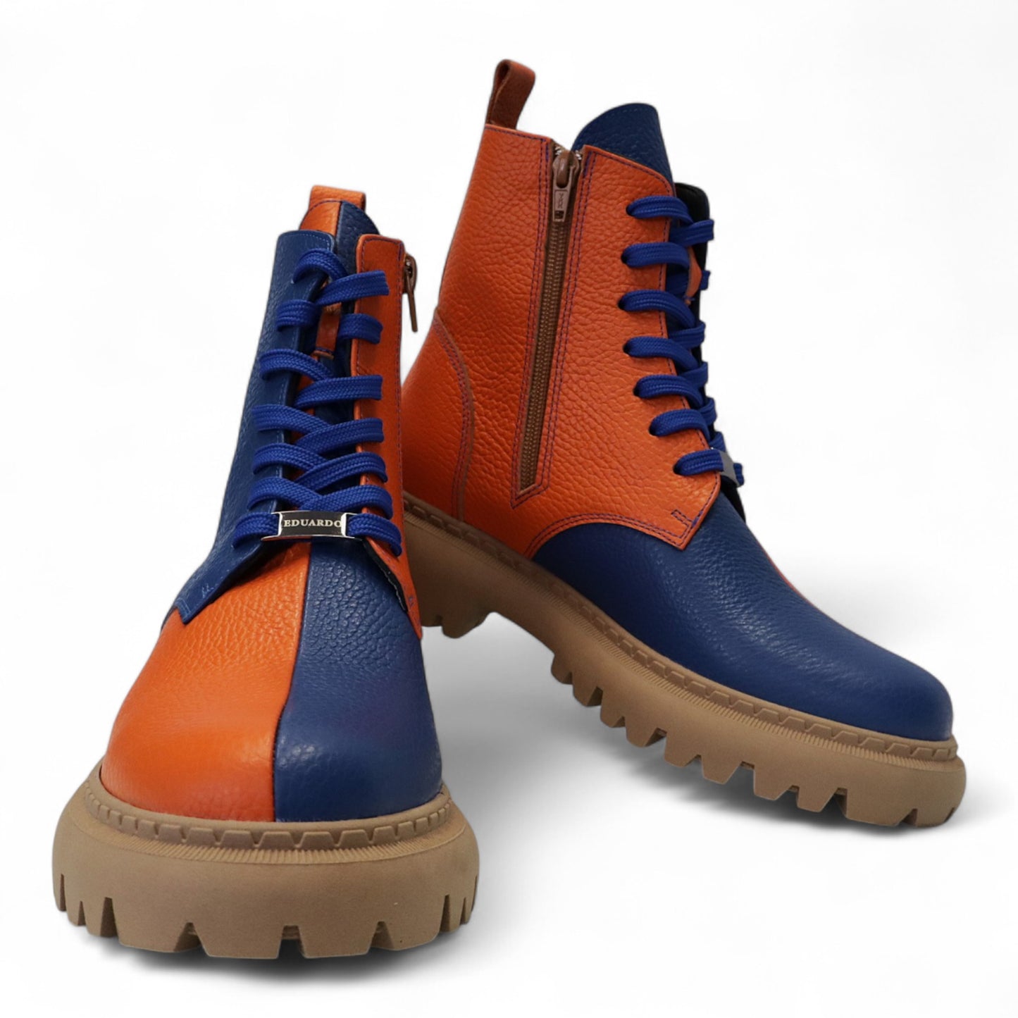 Oranje-Blauw Enkellaars Dames