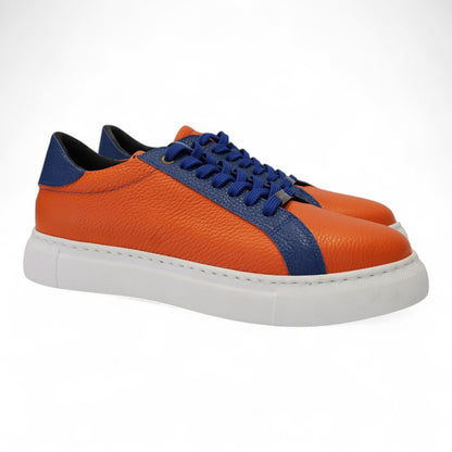 Oranje-Blauw Sneaker Heren