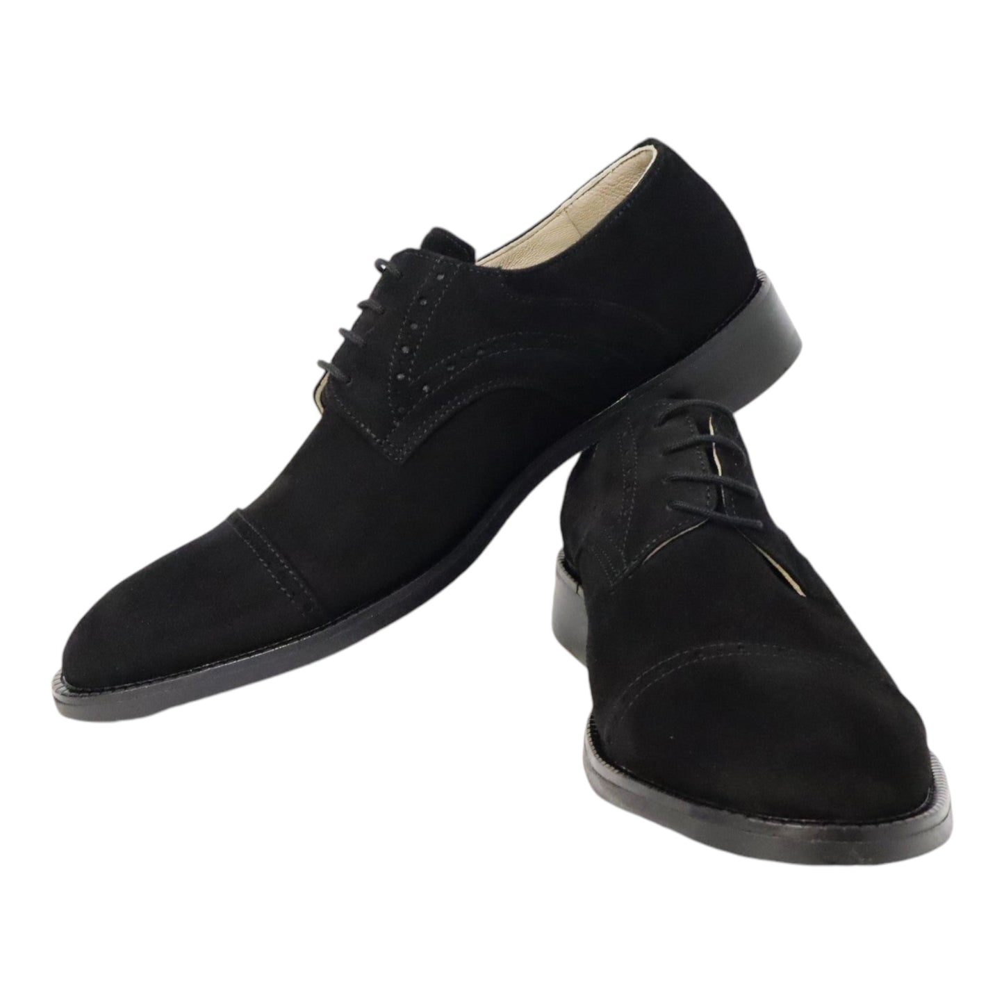 Heren veterschoen Sposare Vibram zwart suéde