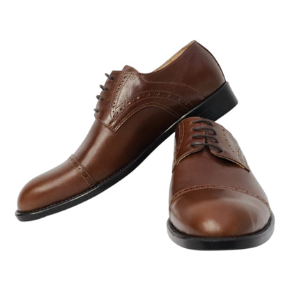 Heren veterschoen Sposare leer bruin