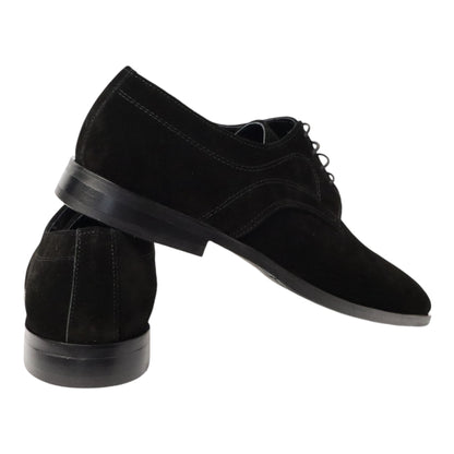 Heren veterschoen Rodrigo zwart suéde