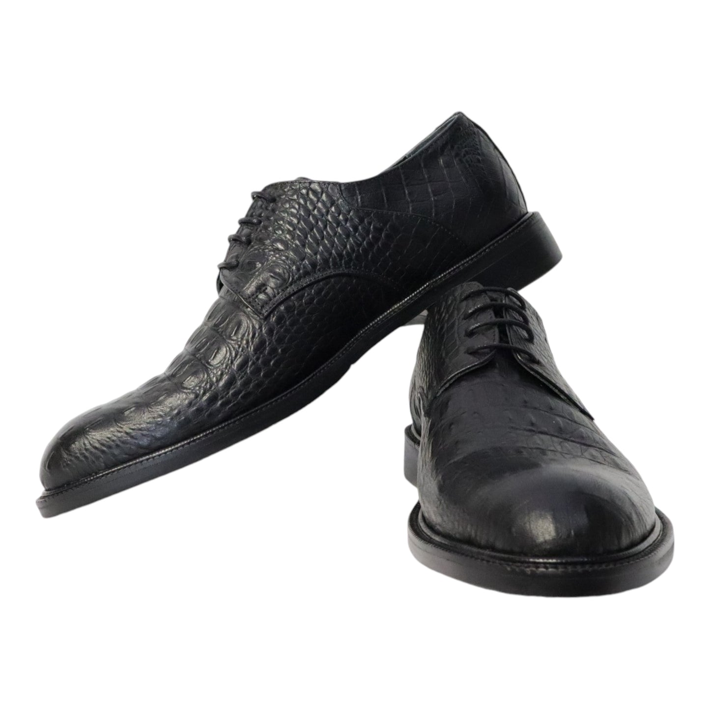 Veterschoen Heren Croco zwart