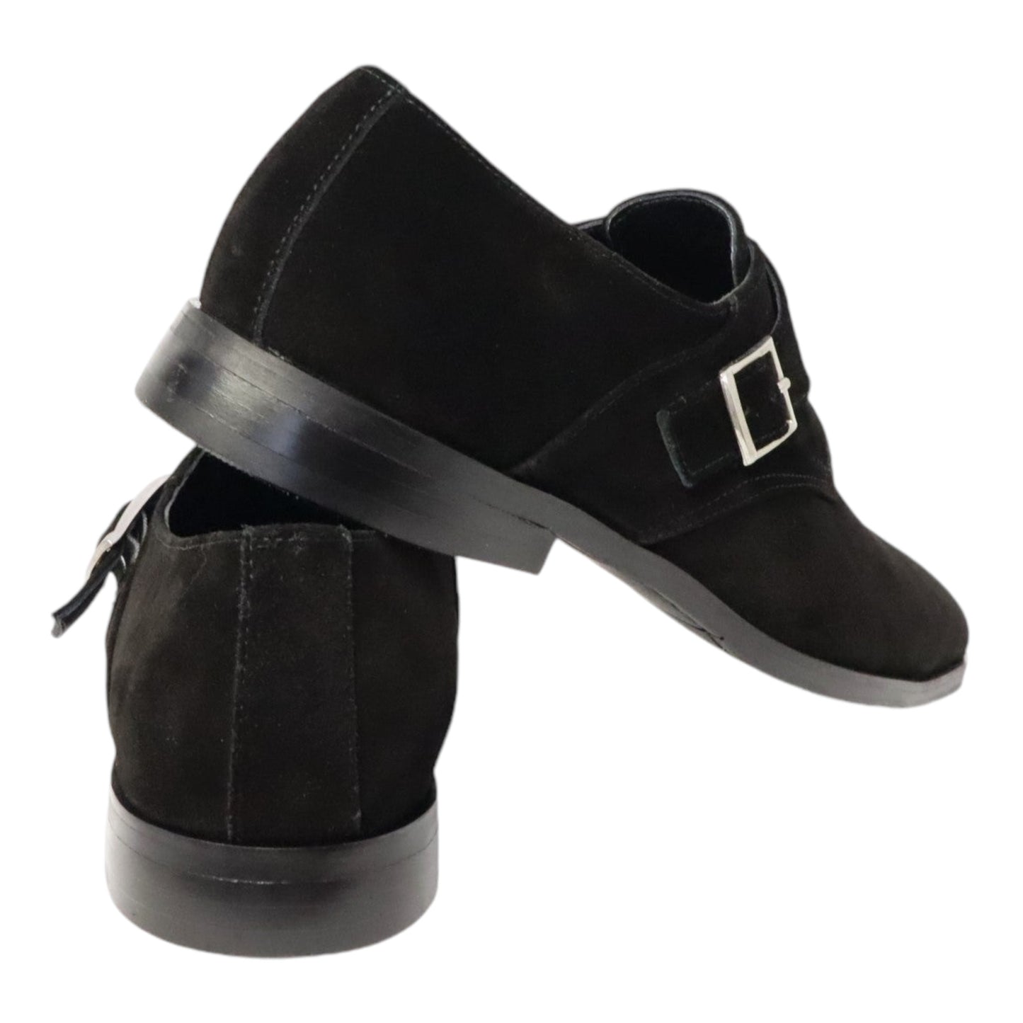 Heren schoen met gesp Rodrigo zwart suéde