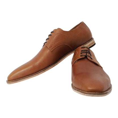 Heren veterschoen Rodrigo licht bruin leer