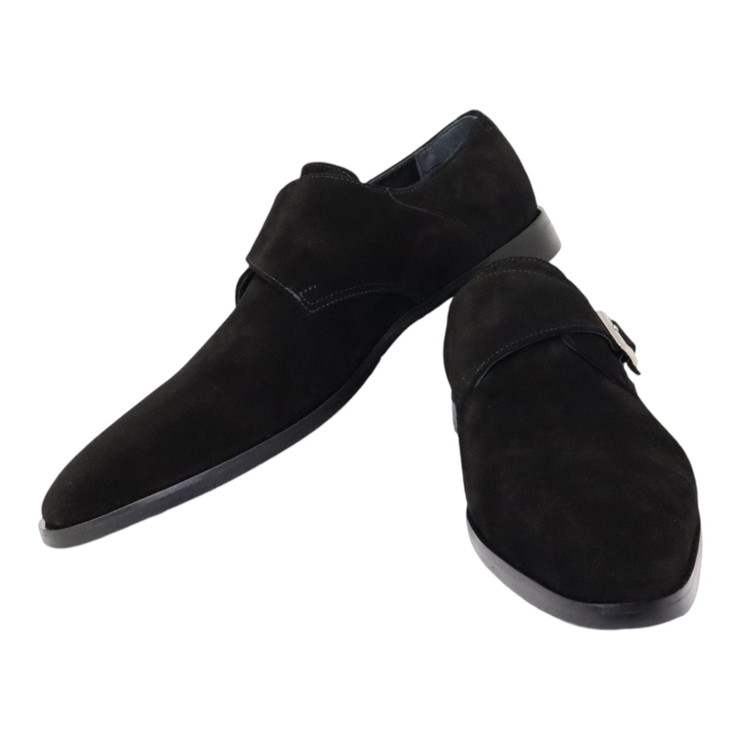 Heren schoen met gesp Rodrigo zwart suéde