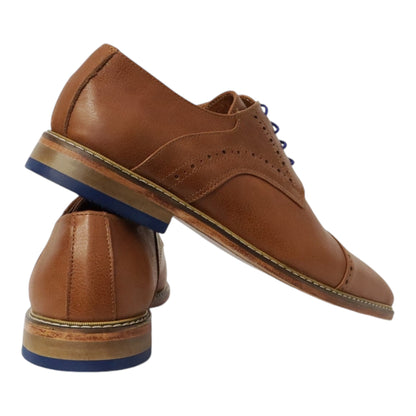 Heren veterschoen Sposare elegance leer licht bruin