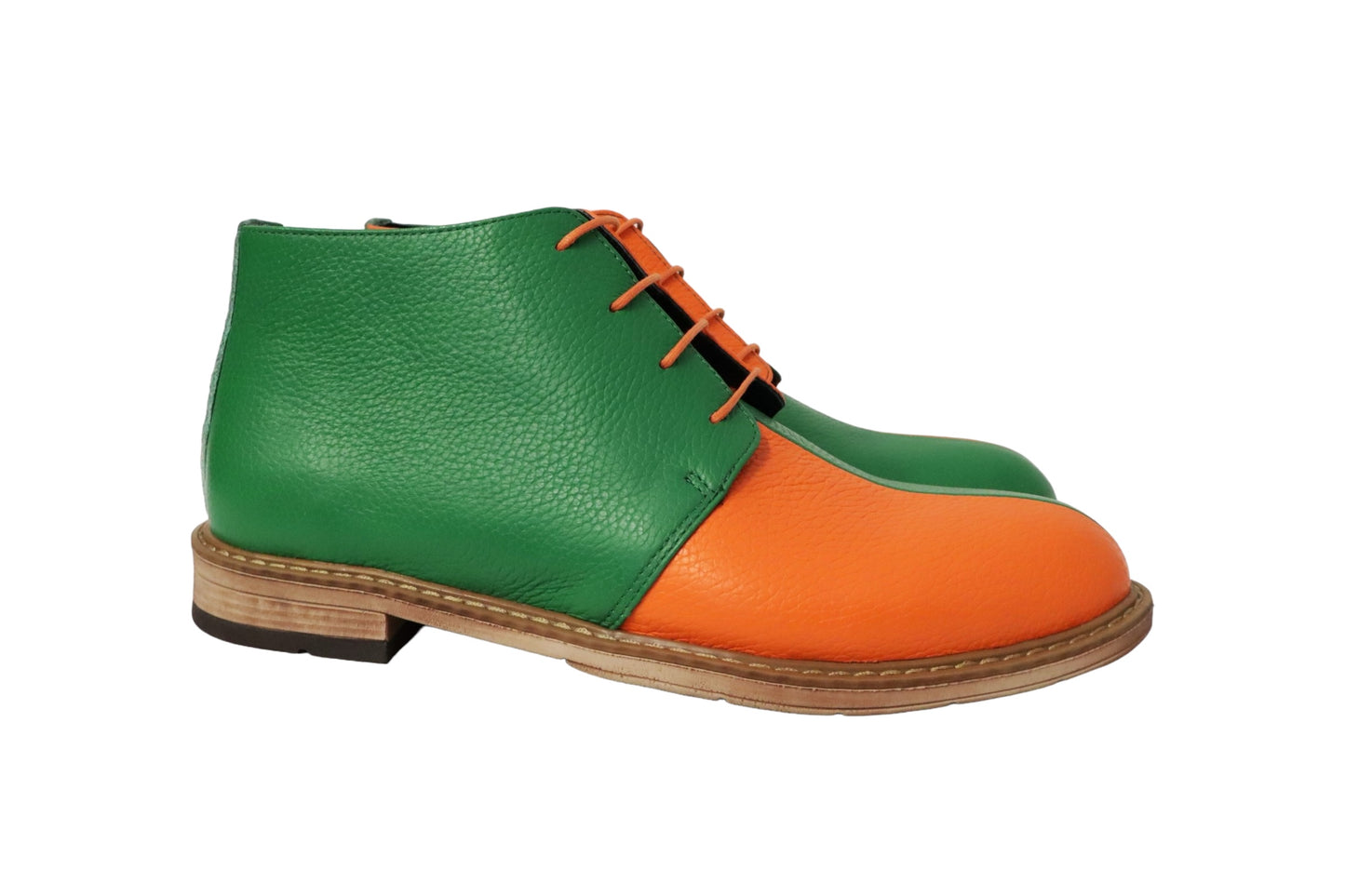 Groen-Oranje Laars Heren