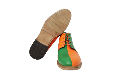Groen-Oranje Laars Heren