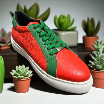 Rood-Groen Sneaker Dames