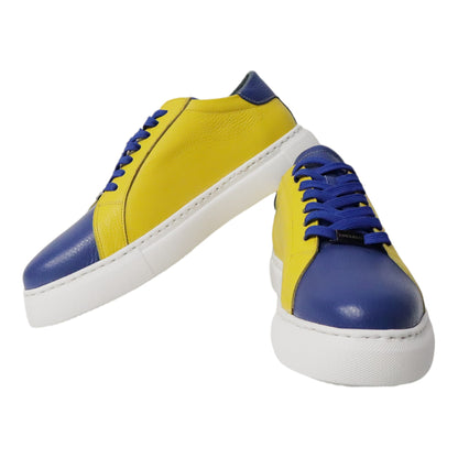 Blauw/Geel Sneaker Heren