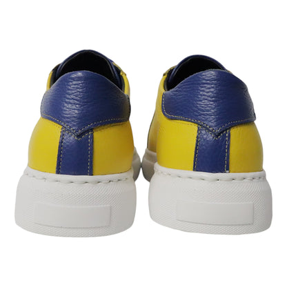 Blauw/Geel Sneaker Heren