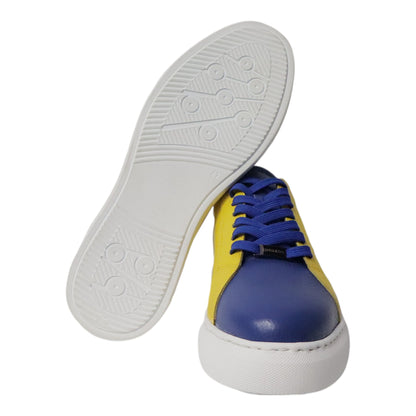 Blauw/Geel Sneaker Heren