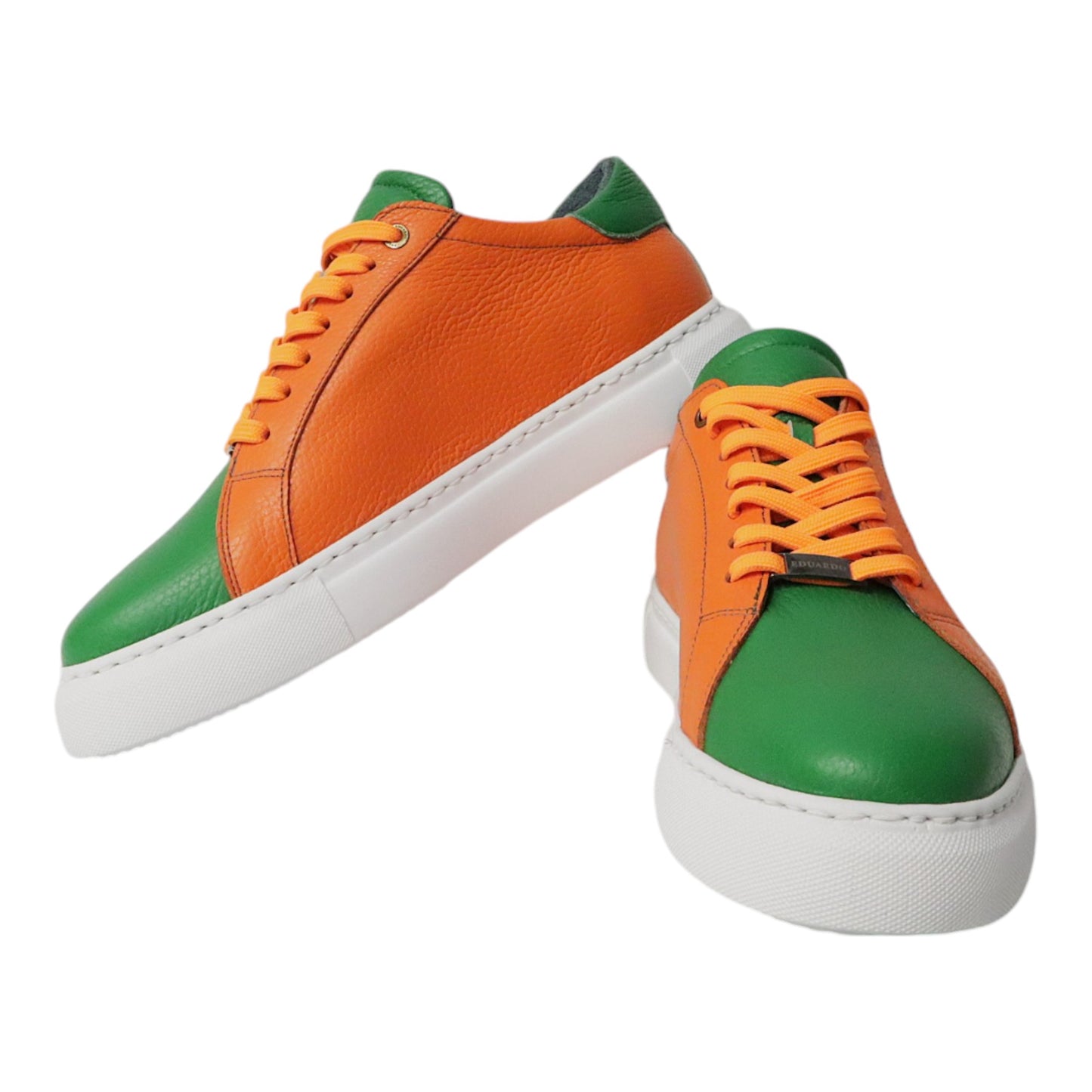 Groen-Oranje Sneaker Heren