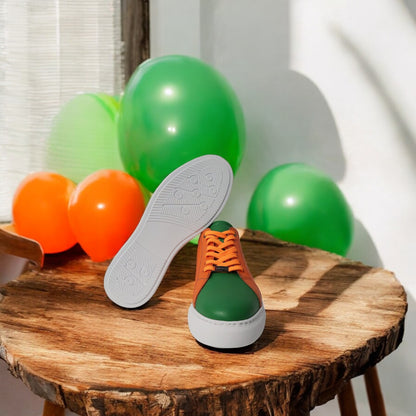 Groen-Oranje Sneaker Heren