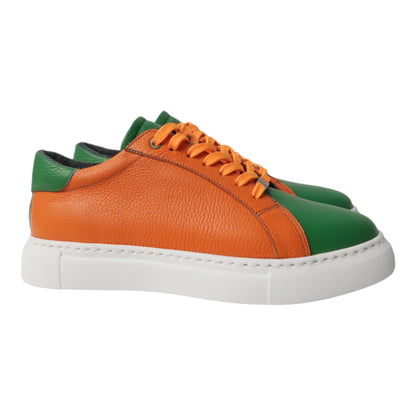 Groen-Oranje Sneaker Heren