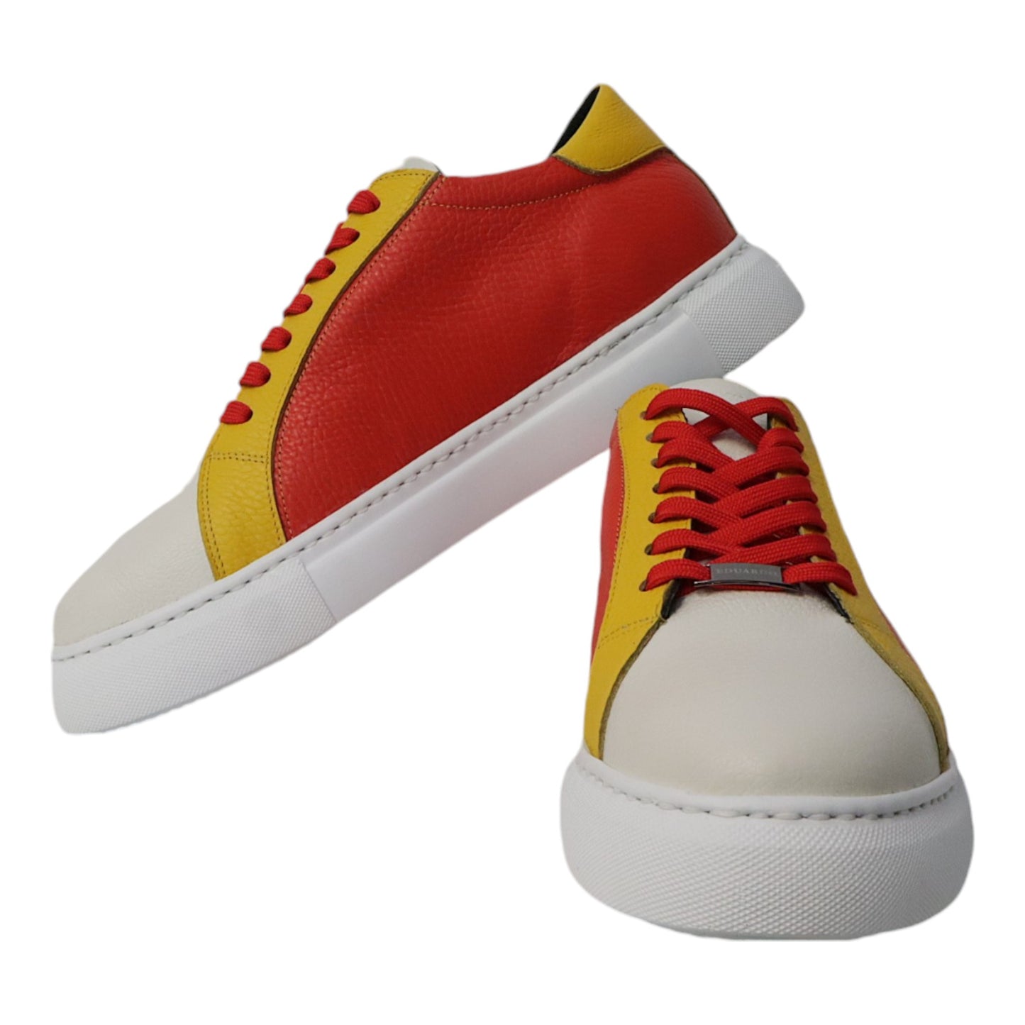 Rood/ Wit/ Geel Sneaker Grote maten Oeteldonk 073 Den Bosch